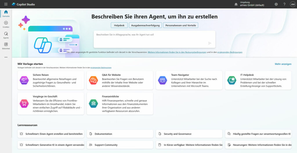 Creating an agent with Microsoft Copilot Studio: a step-by-step guide ...