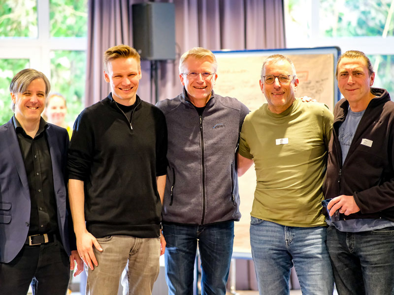 Dr. Thomas Brodag, Leandro Meermeier, Dr. Marko Weinrich, Dr. Frank Wilkes, Martin Renker
