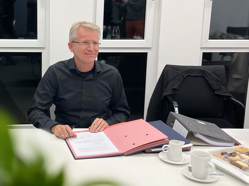 Dr. Marko Weinrich bei der