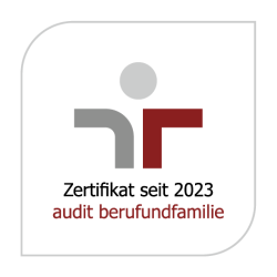 Logo Zertifikat audit berufundfamilie 2023